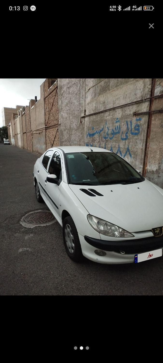 پژو ۲۰۶ صندوق دار v8 - 1390