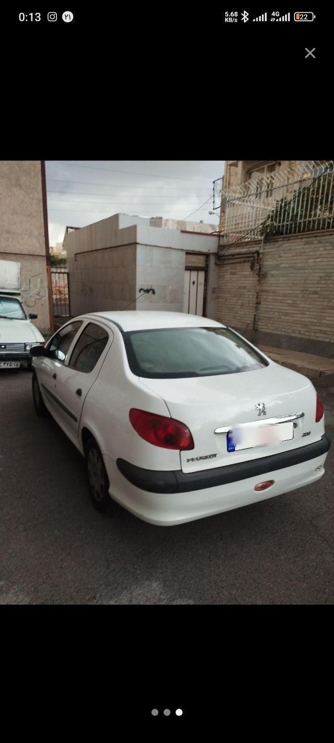 پژو ۲۰۶ صندوق دار v8 - 1390