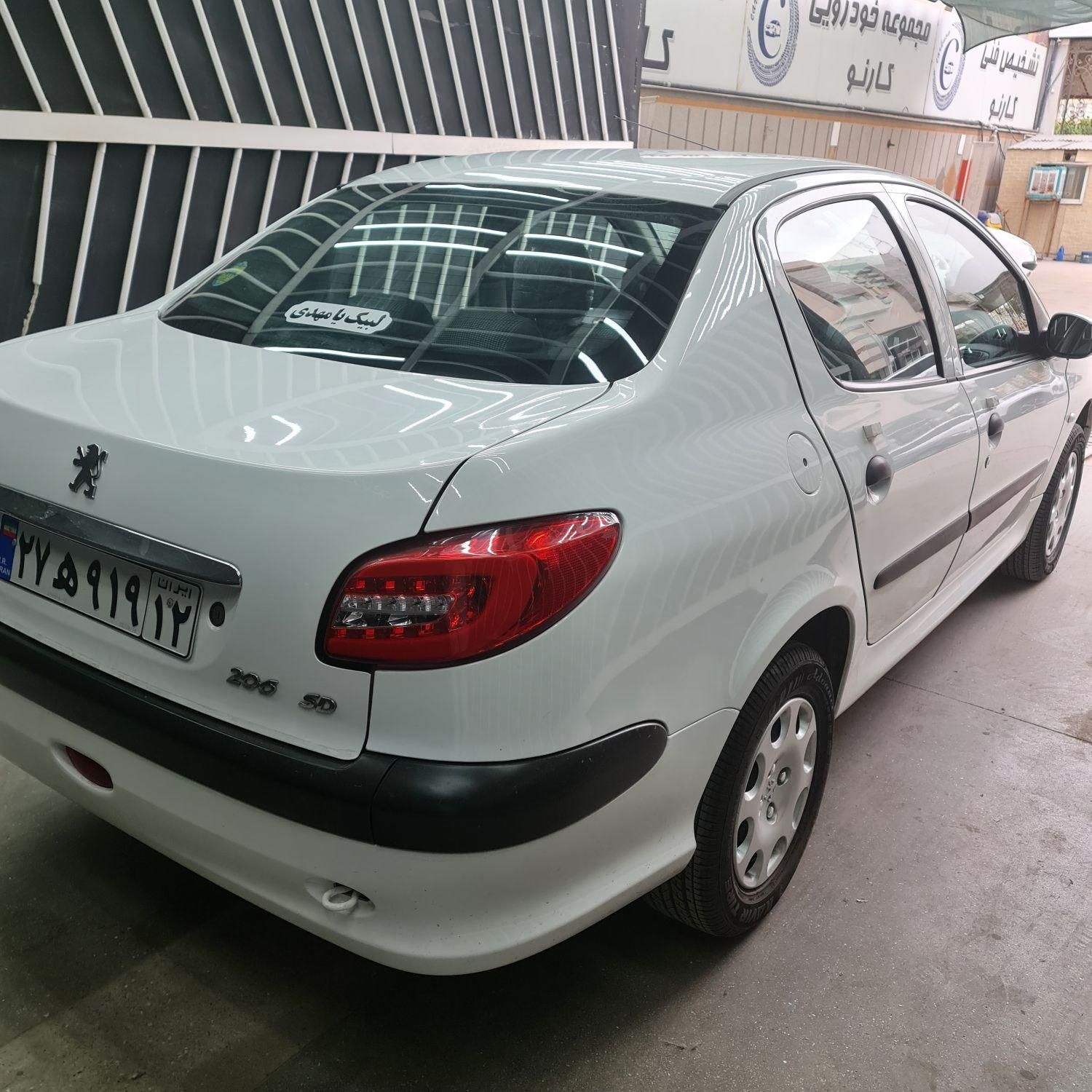 پژو ۲۰۶ صندوق دار v8 - 1399