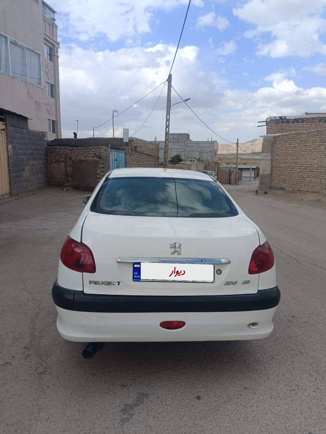 پژو ۲۰۶ صندوق دار v1 - 1390
