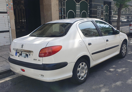 پژو ۲۰۶ صندوق دار v8 - 1387