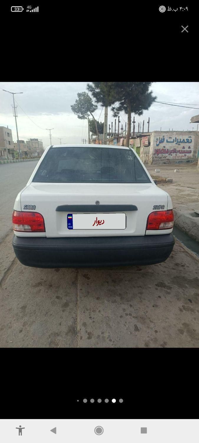 پراید صبا بنزینی - 1386