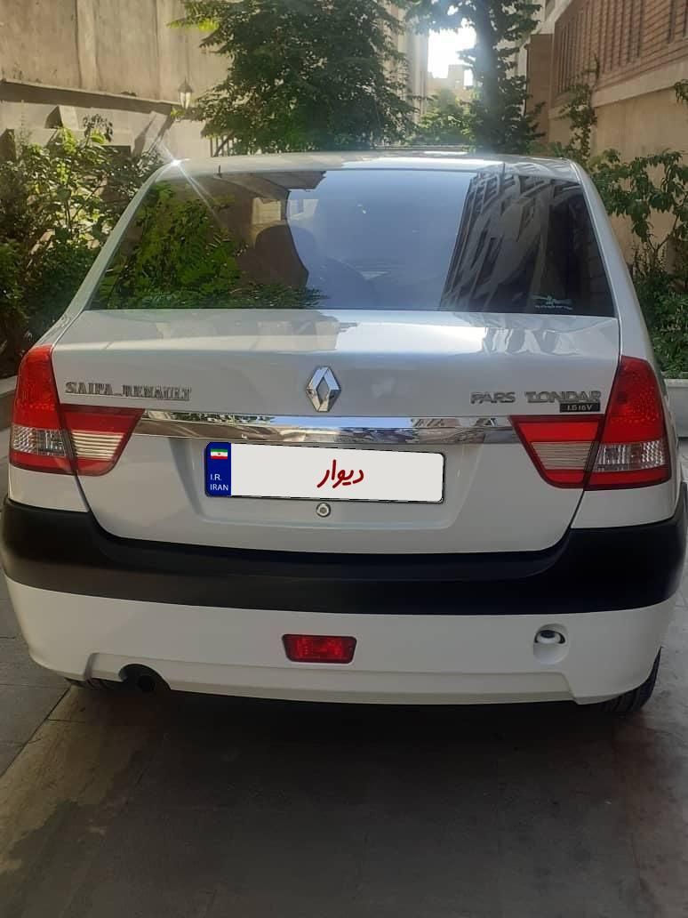 رنو پارس تندر گیربکس JHQ + مولتی مدیا - 1398