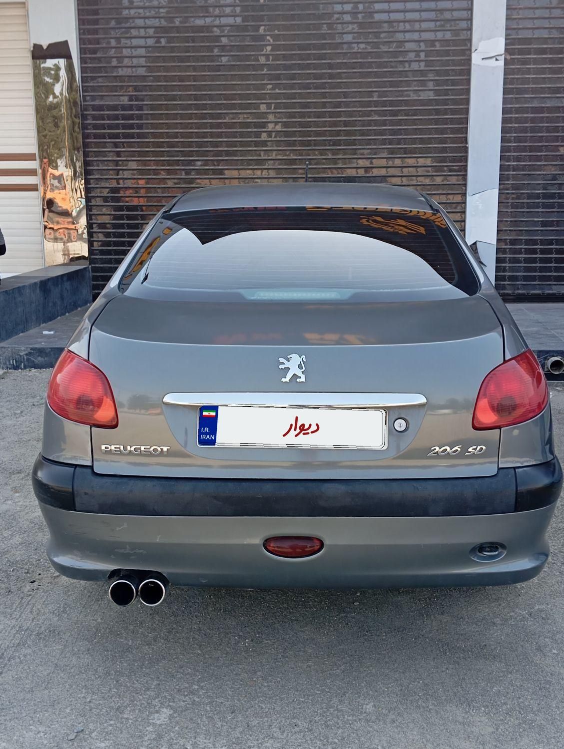 پژو ۲۰۶ صندوق دار v8 - 1392