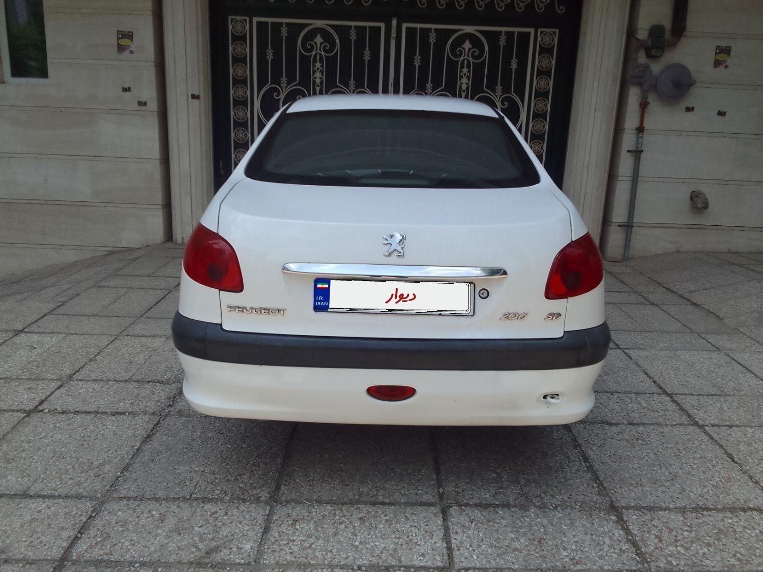 پژو ۲۰۶ صندوق دار v20 - 1387