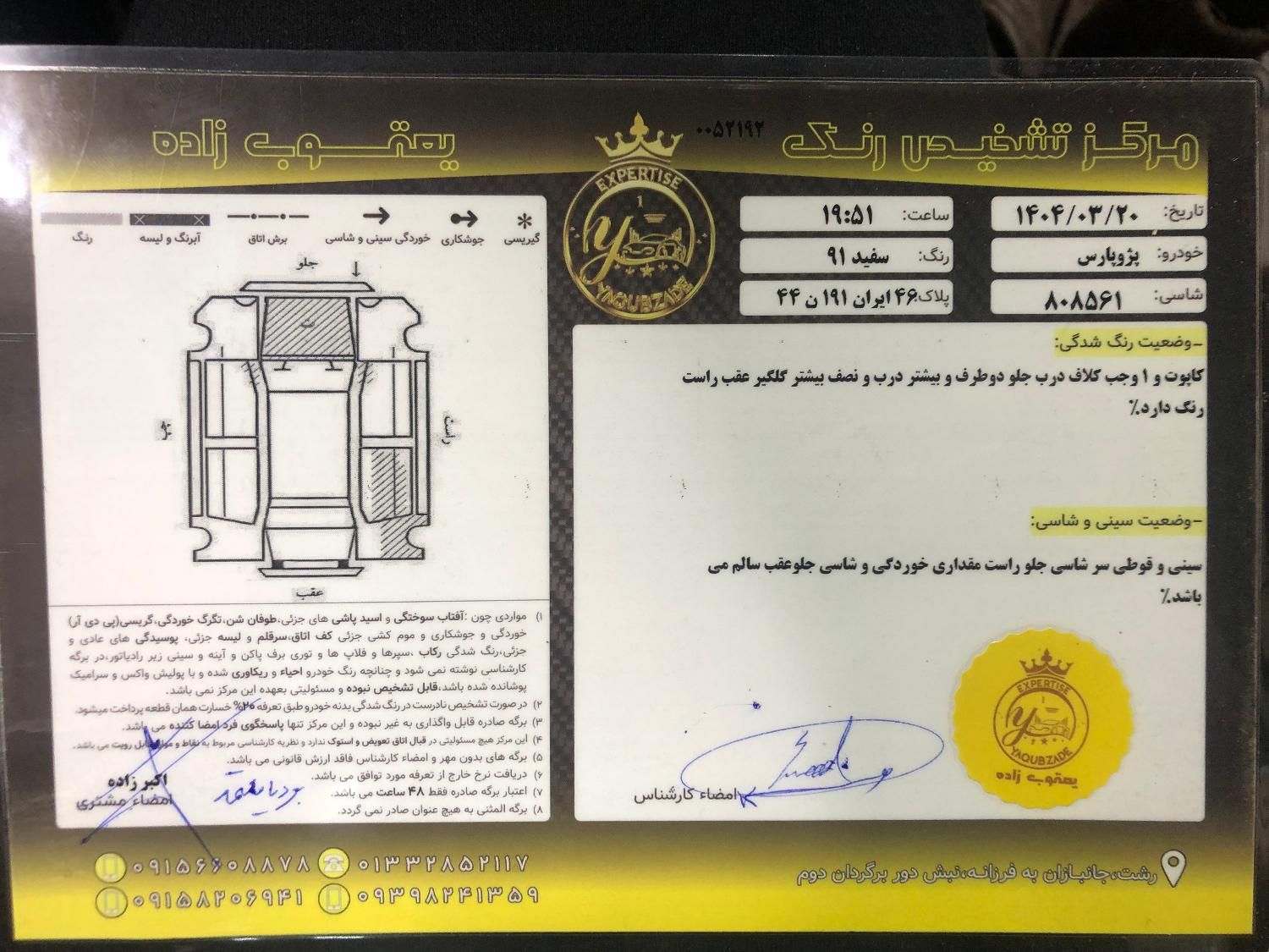 پژو پارس ELX-XU7P سفارشی - 1391