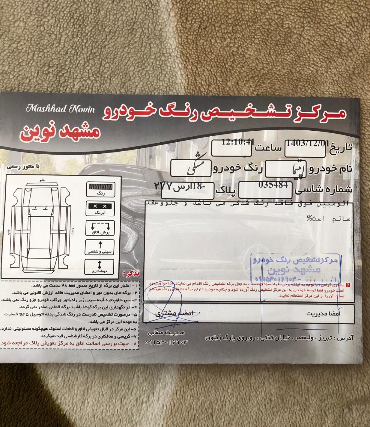 کیا اپتیما 3رادار -GT LINE - JF - 2016