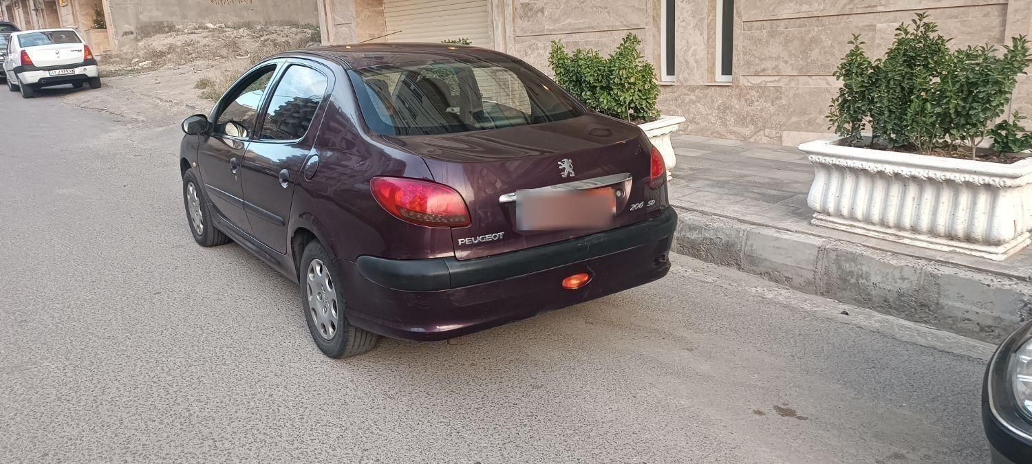 پژو ۲۰۶ صندوق دار v2 - 1391