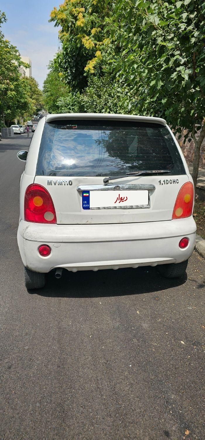 ام وی ام 110 چهار سیلندر دنده ای - 1389