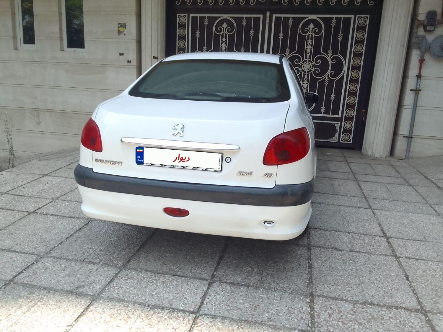 پژو ۲۰۶ صندوق دار v20 - 1387