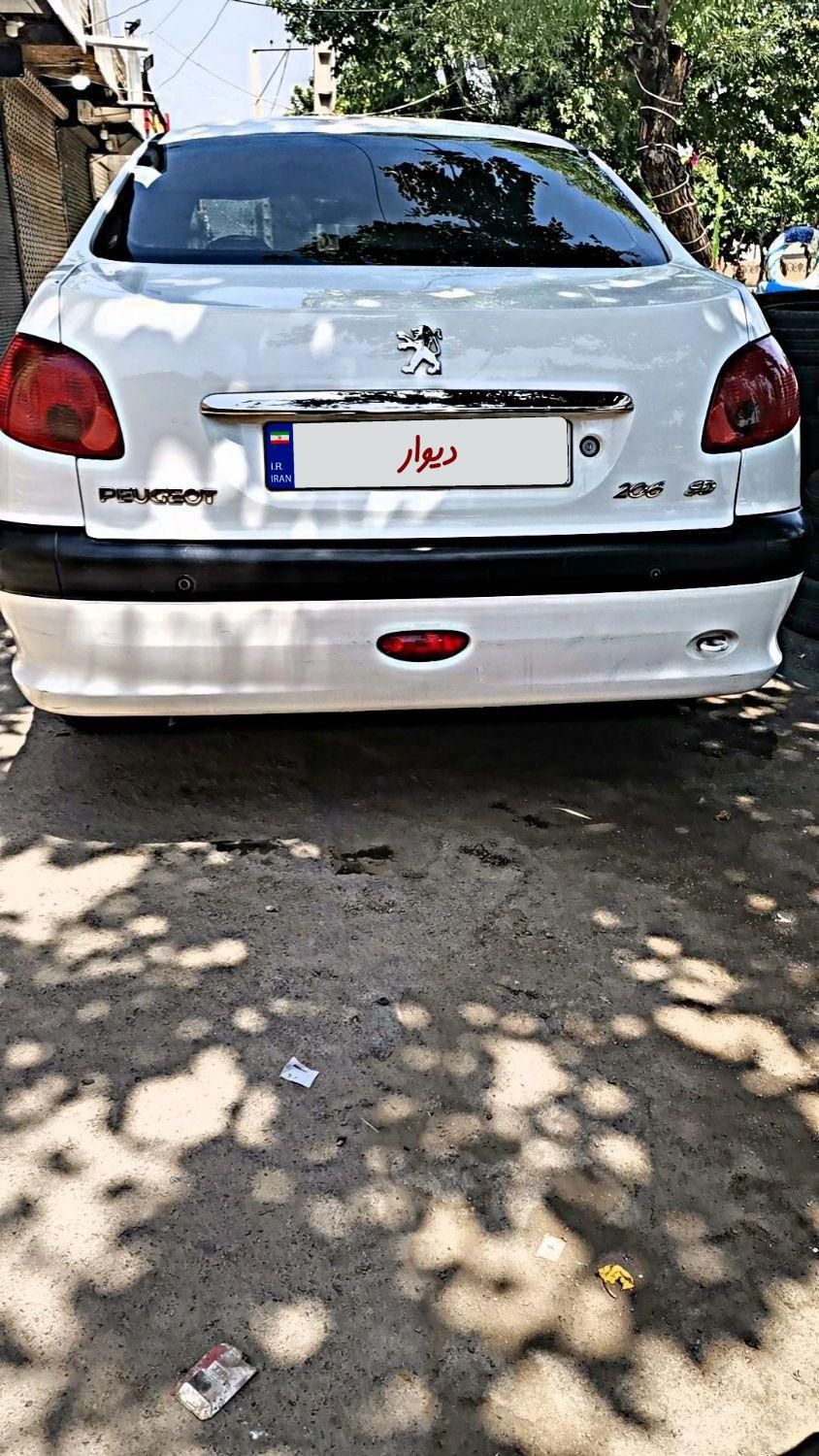 پژو ۲۰۶ صندوق دار v8 - 1395