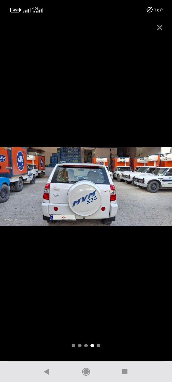 ام وی ام X33 دنده‌ای ساده - 1391