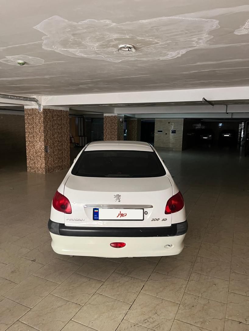 پژو ۲۰۶ صندوق دار v8 - 1390