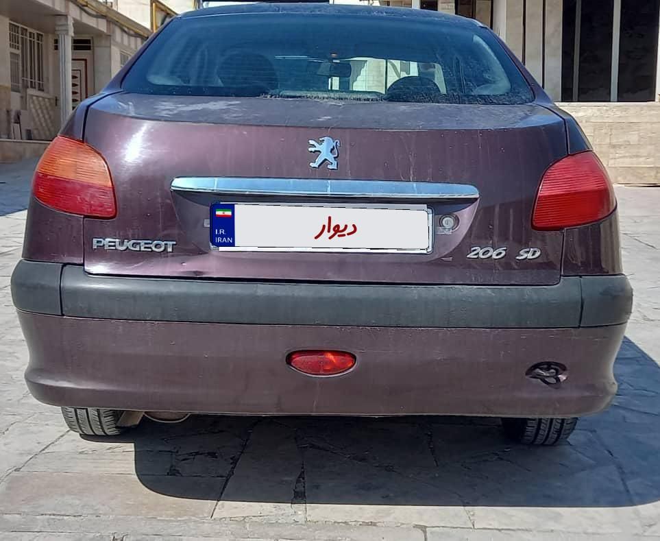 پژو 206 تیپ 2 - 1389