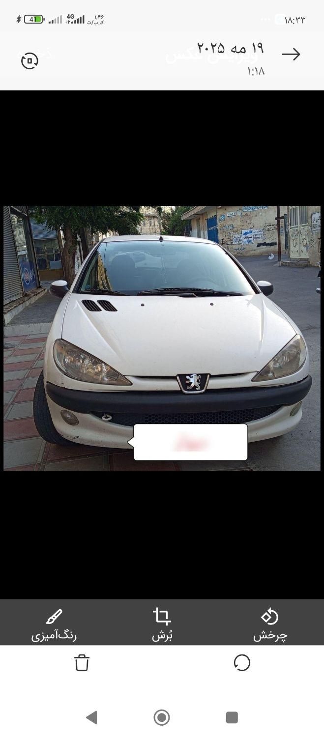 پژو ۲۰۶ صندوق دار v8 - 1397
