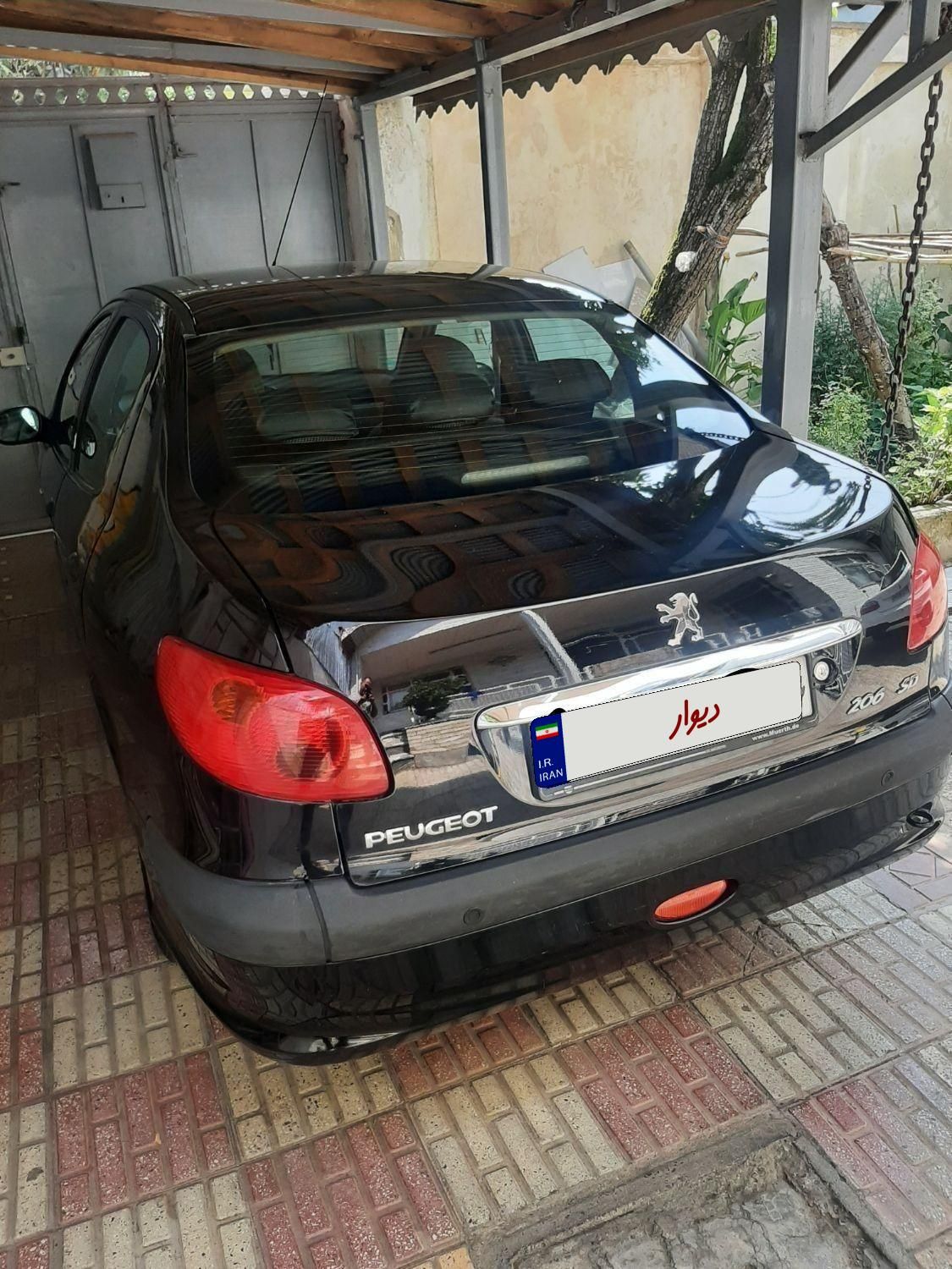 پژو ۲۰۶ صندوق دار v8 - 1395