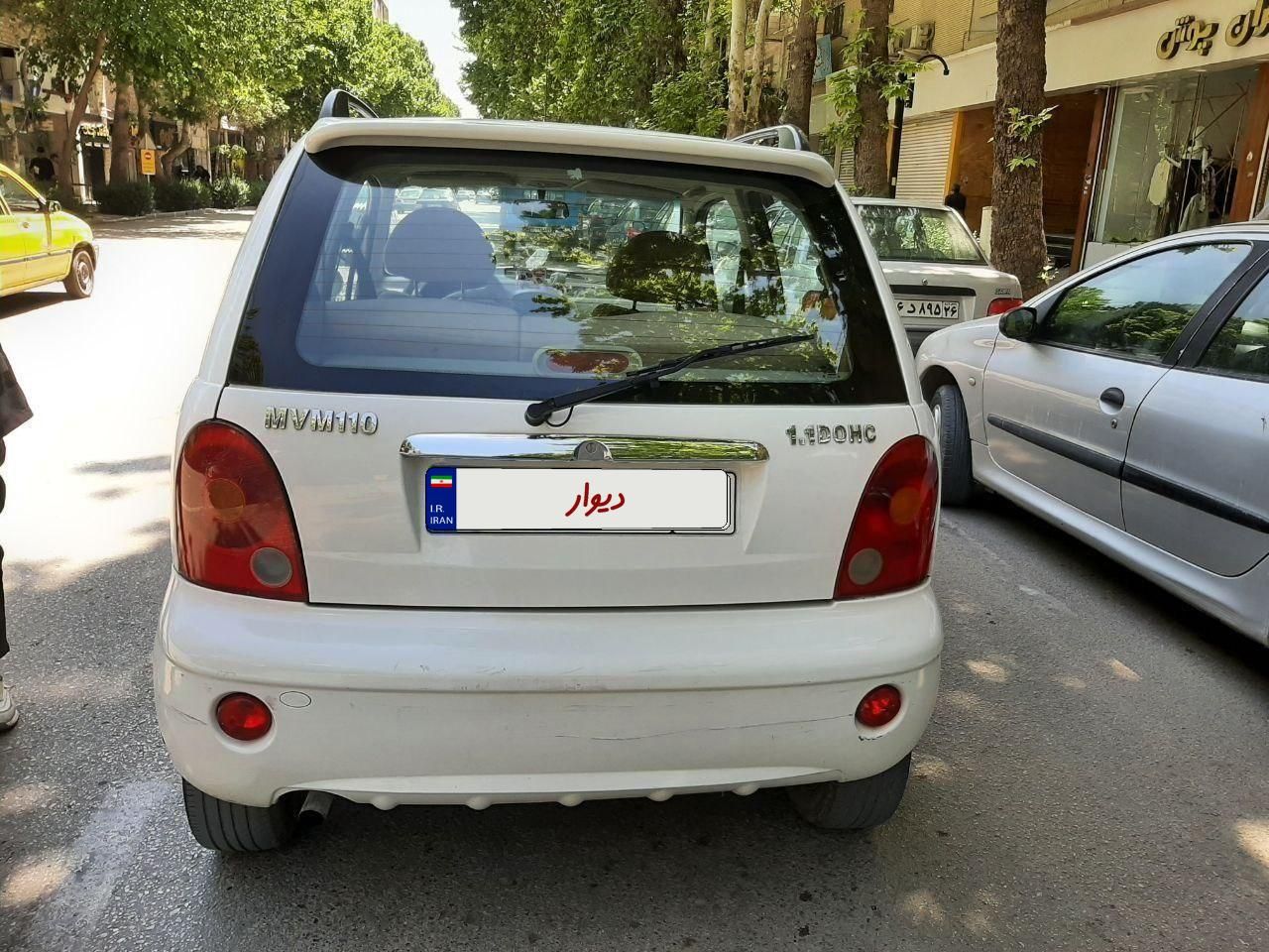 ام وی ام 110 چهار سیلندر دنده ای - 1393