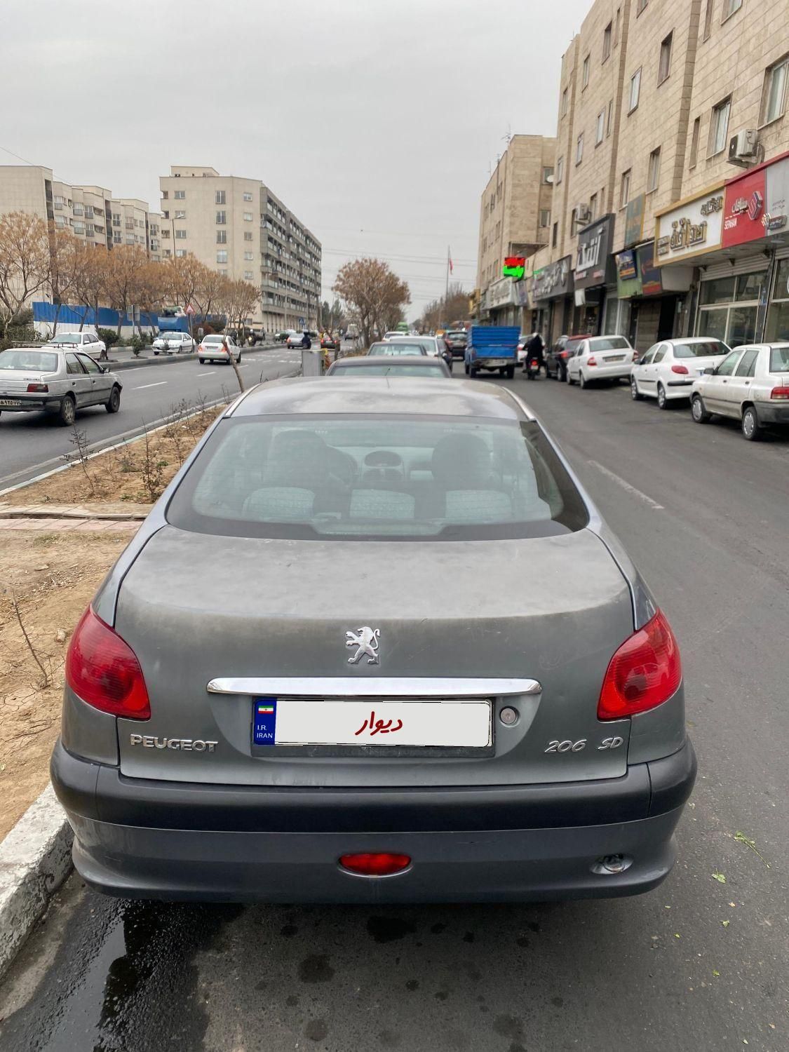پژو ۲۰۶ صندوق دار v8 - 1386