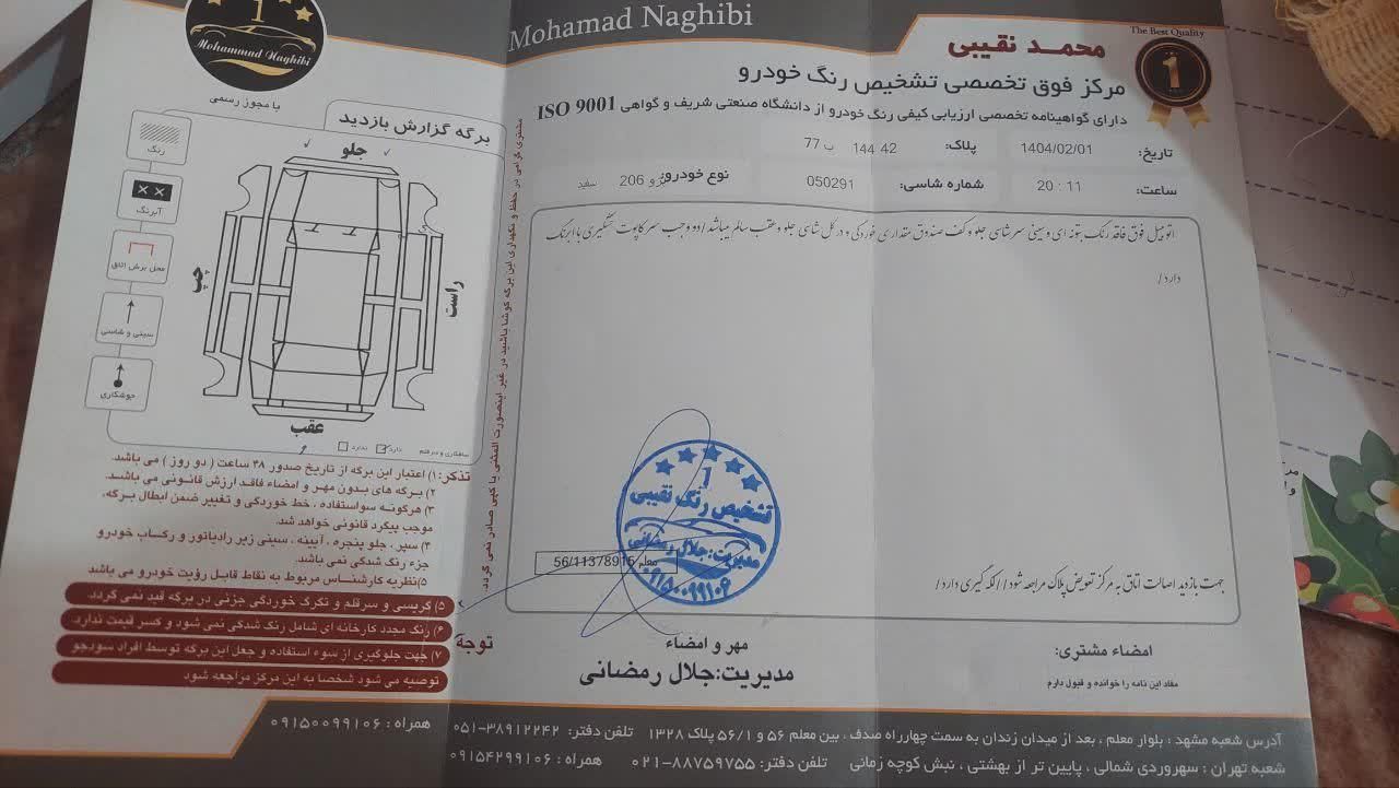 پژو 206 تیپ 5 - 1399