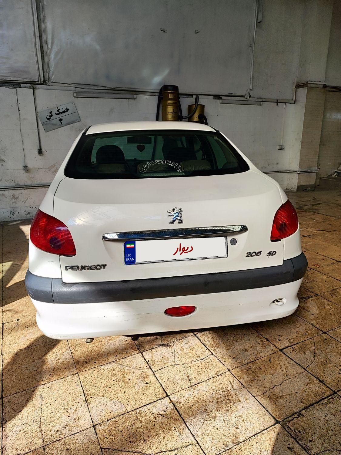 پژو ۲۰۶ صندوق دار v20 - 1388