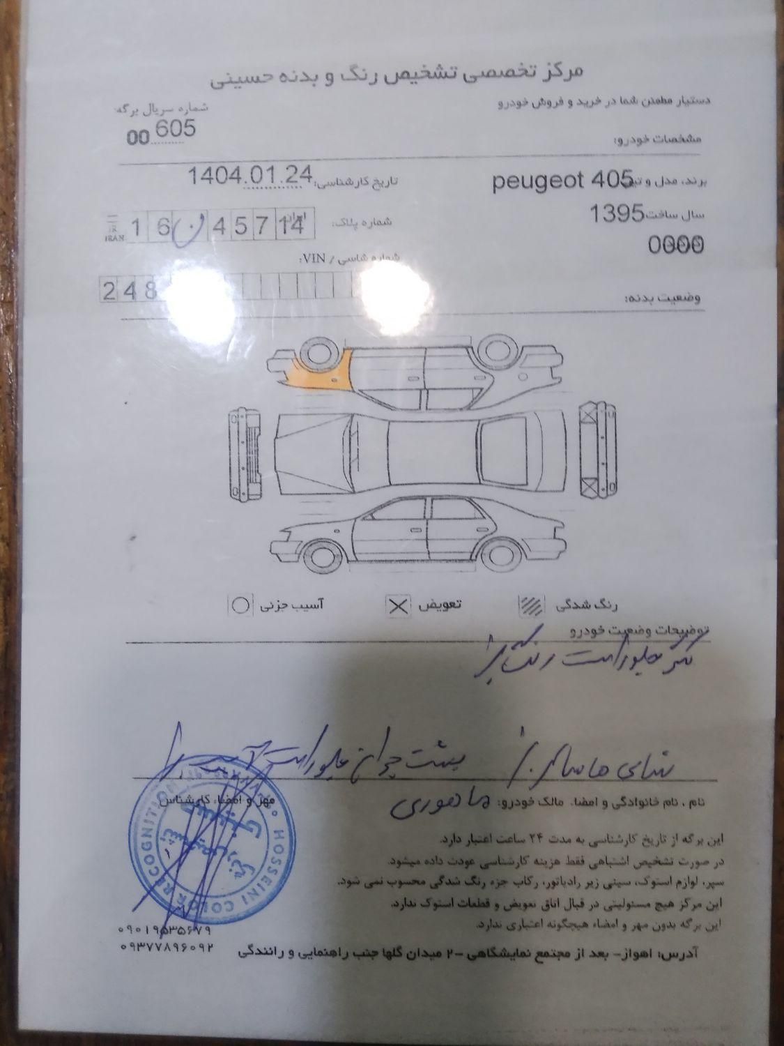 پژو 405 GLX - 1395