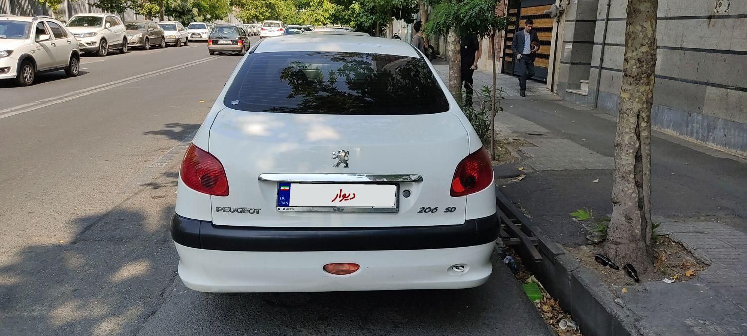 پژو ۲۰۶ صندوق دار v20 - 1390