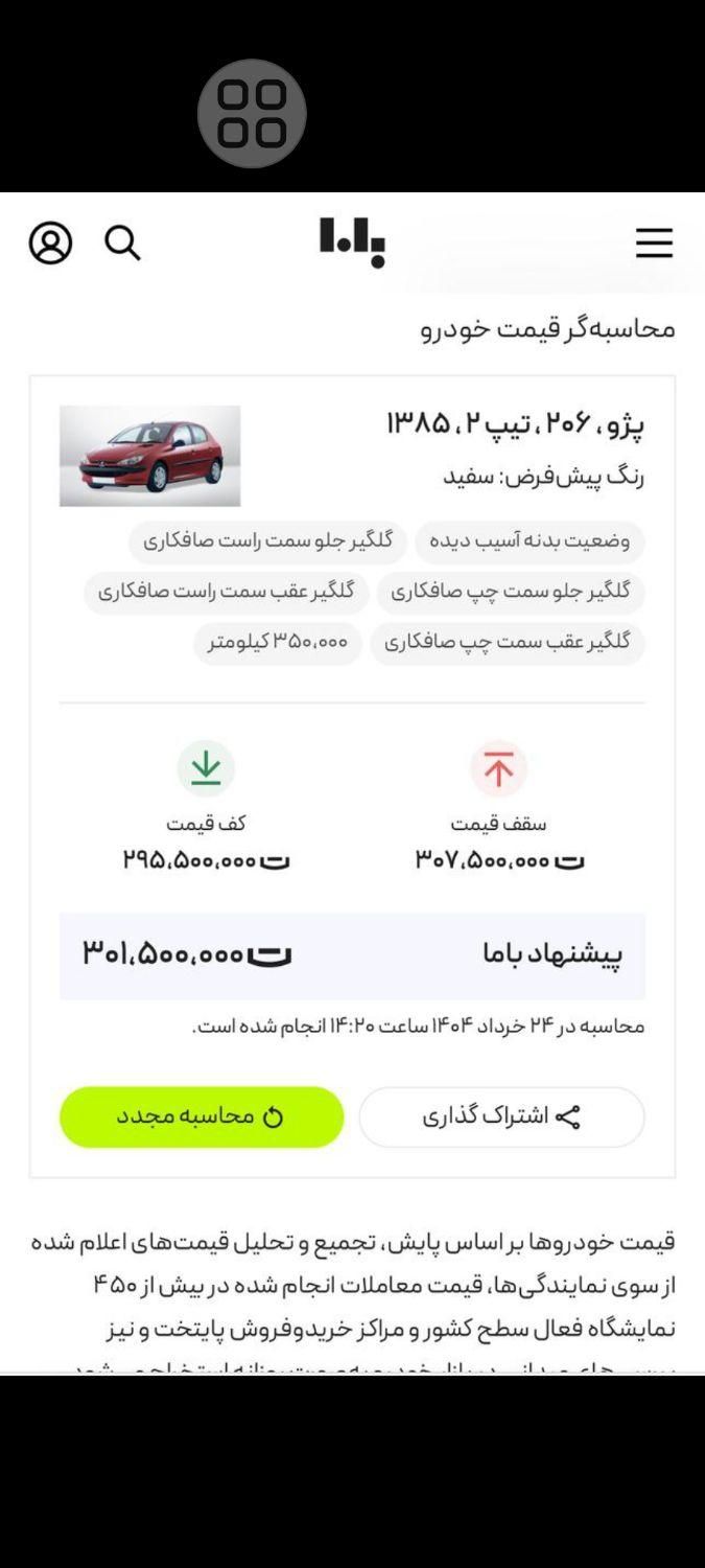 خودرو پژو، 206 آگهی ann_18722243