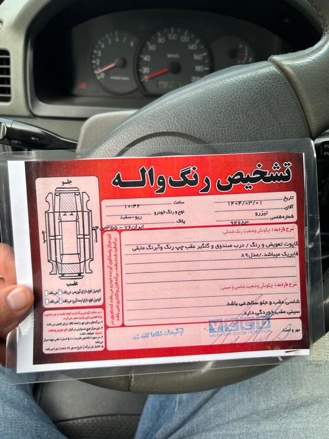 کیا ریو صندوقدار فول UB - 2015