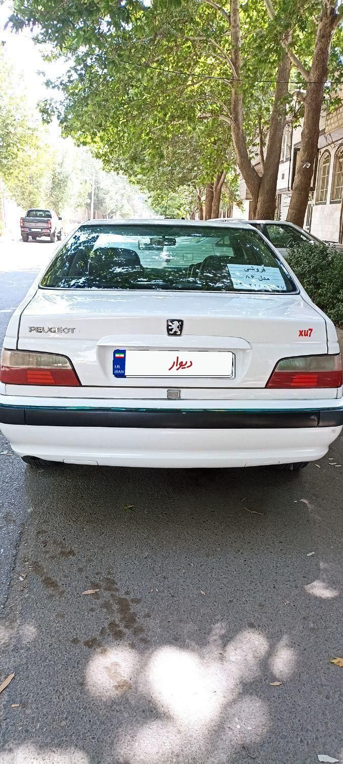 پژو پارس XU7ساده - 1386
