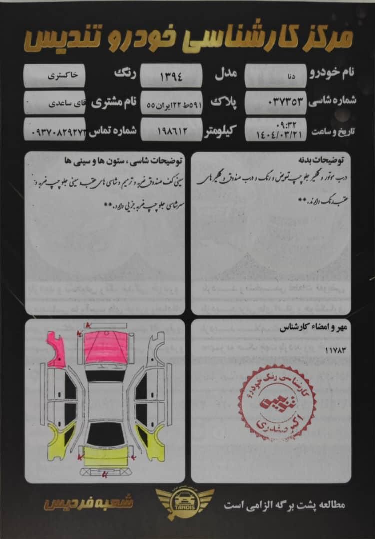 دنا معمولی تیپ ۲ - 1394