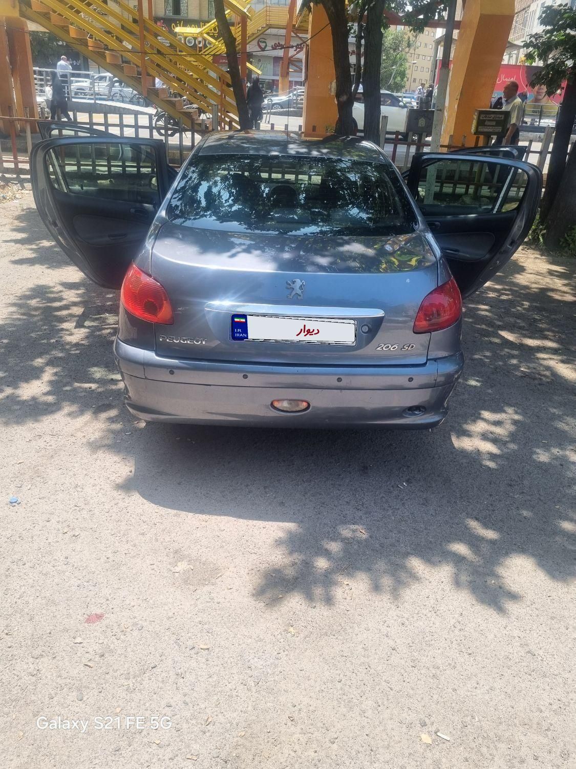 پژو ۲۰۶ صندوق دار v8 - 1390