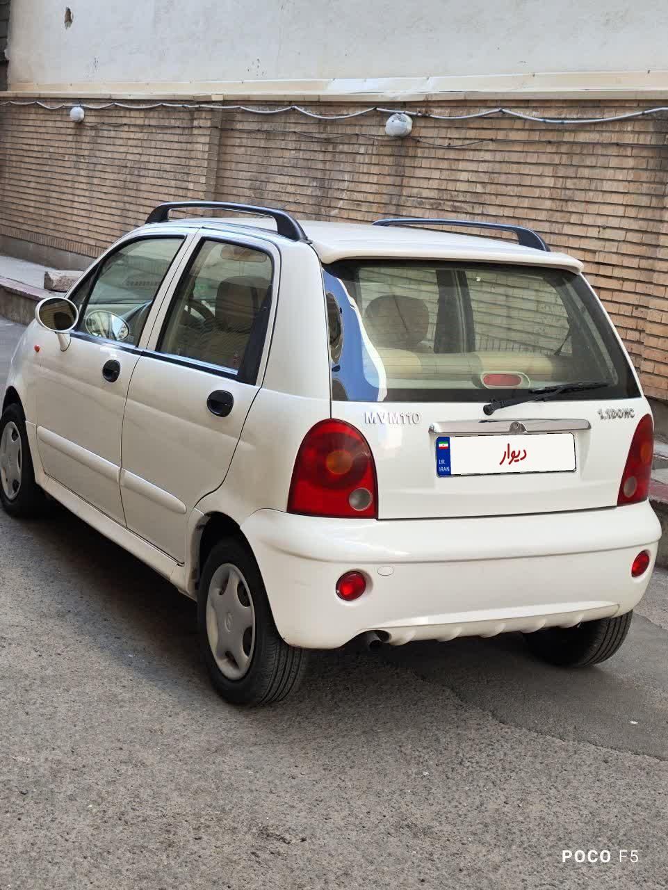 ام وی ام 110 چهار سیلندر دنده ای - 1394