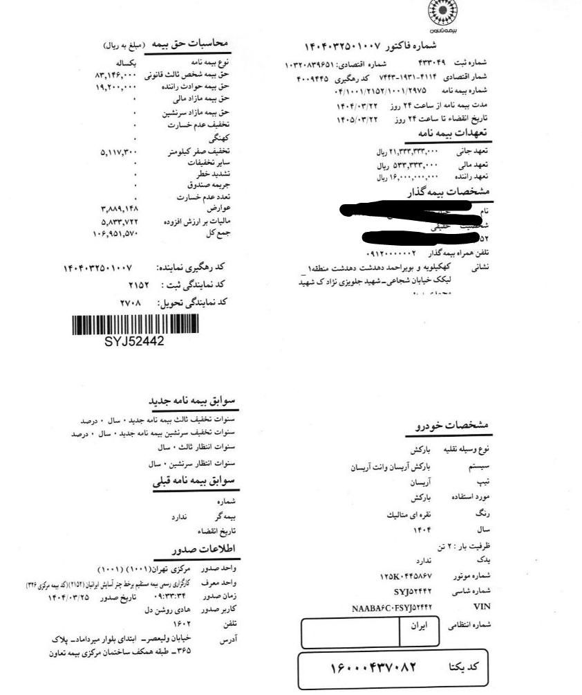 خودرو آریسان، 2 آگهی ann_18744686