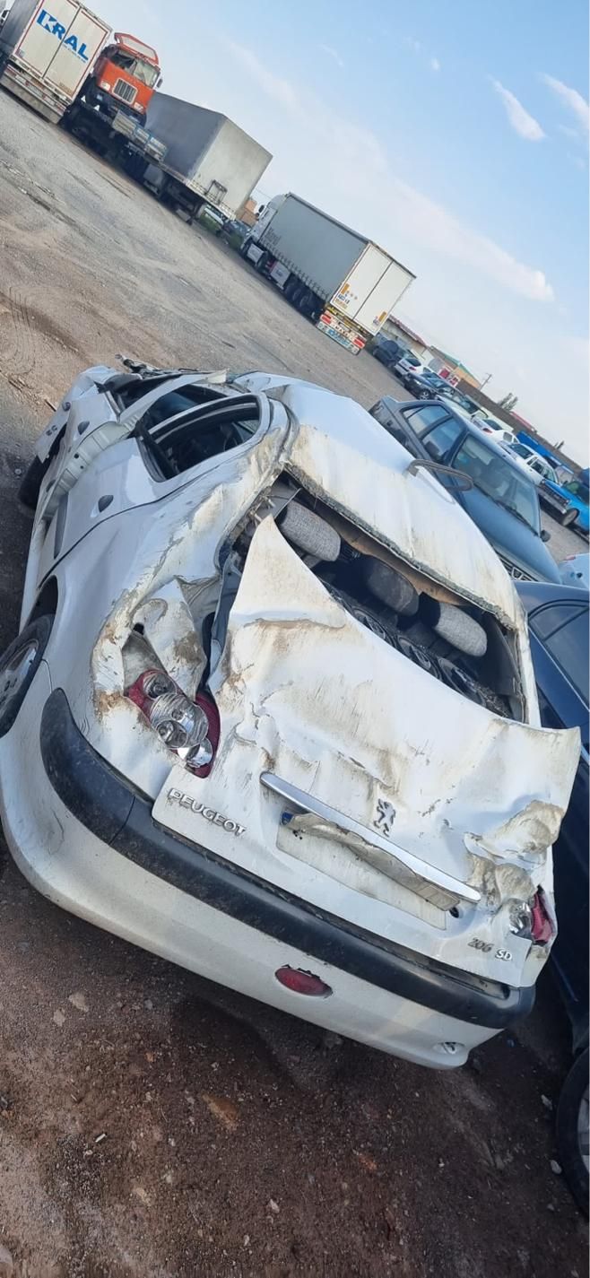 پژو ۲۰۶ صندوق دار v8 - 1391