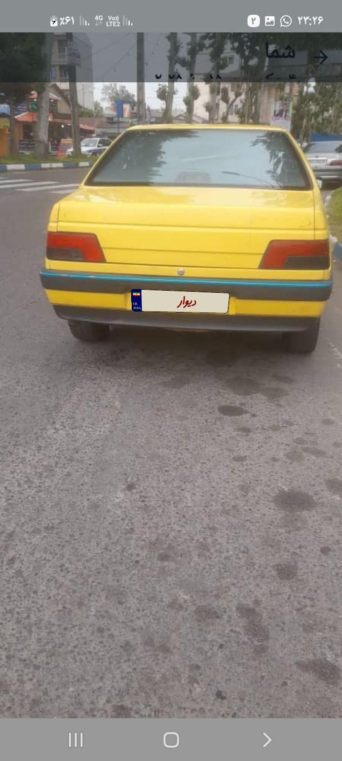 پژو 405 بنزینی GLX - TU5 - 1391