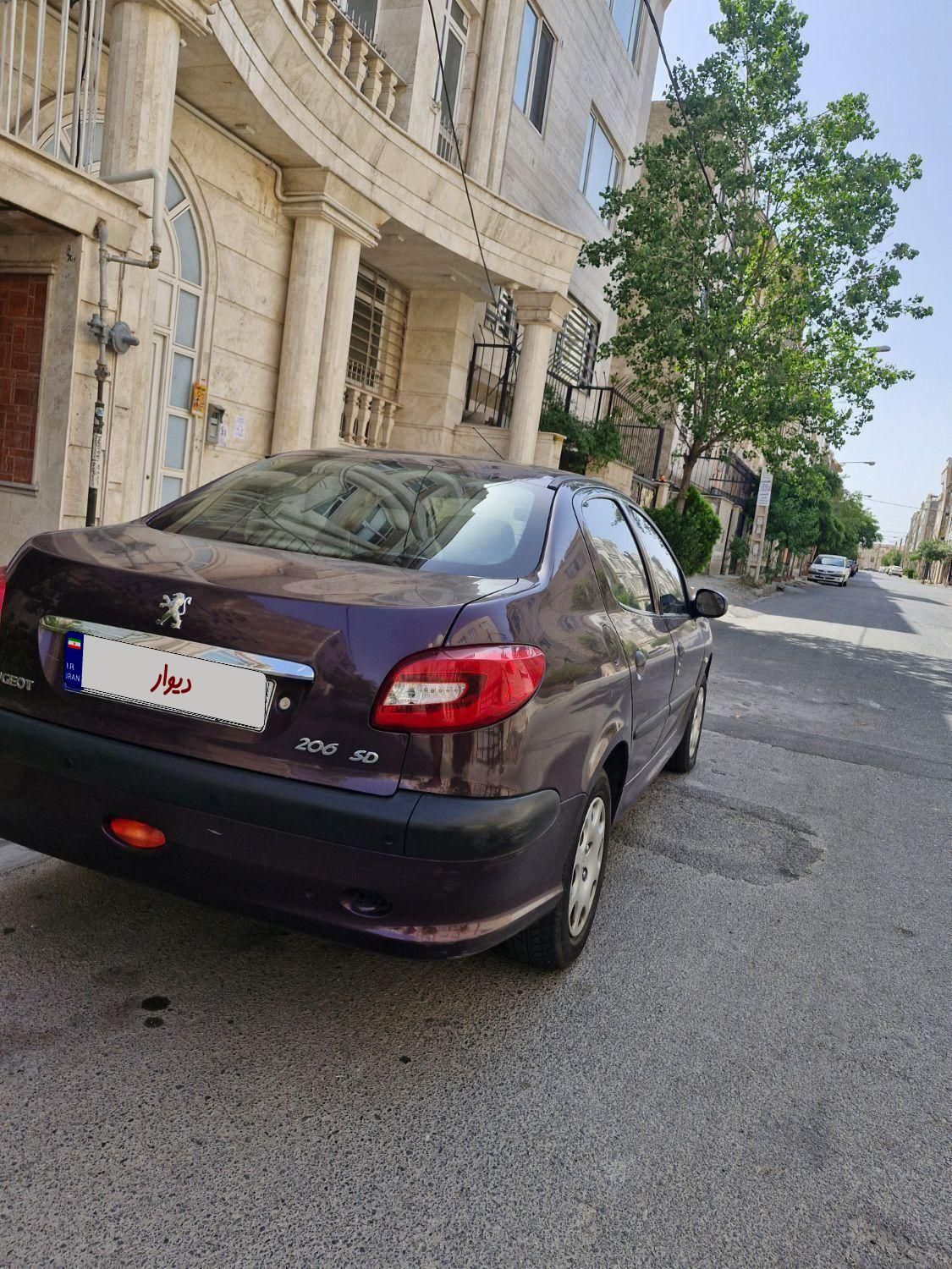 پژو ۲۰۶ صندوق دار v9 - 1391