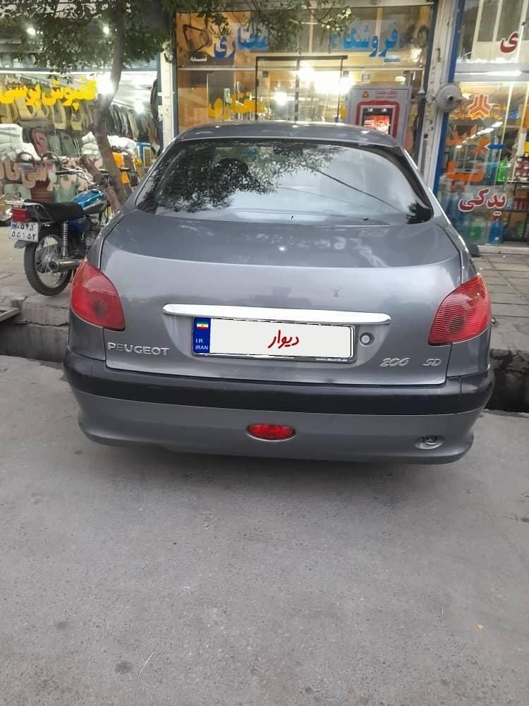 پژو ۲۰۶ صندوق دار v1 - 1386