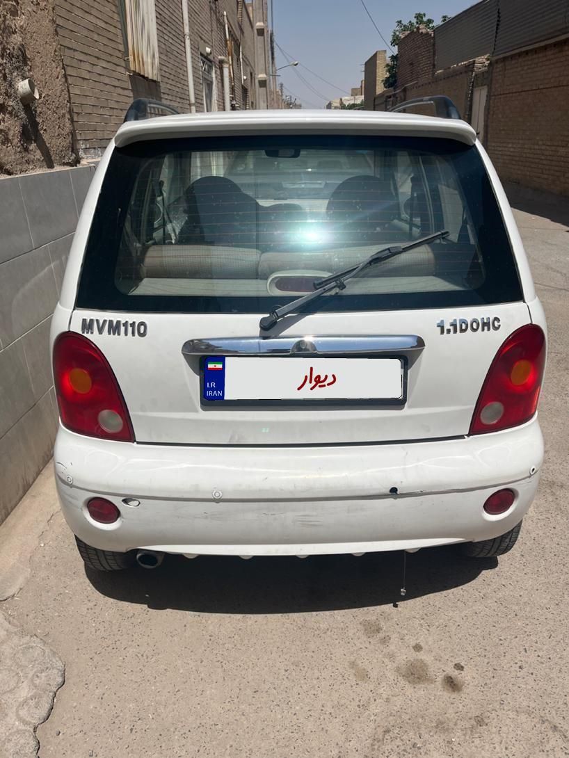 ام وی ام 110 چهار سیلندر دنده ای - 1392