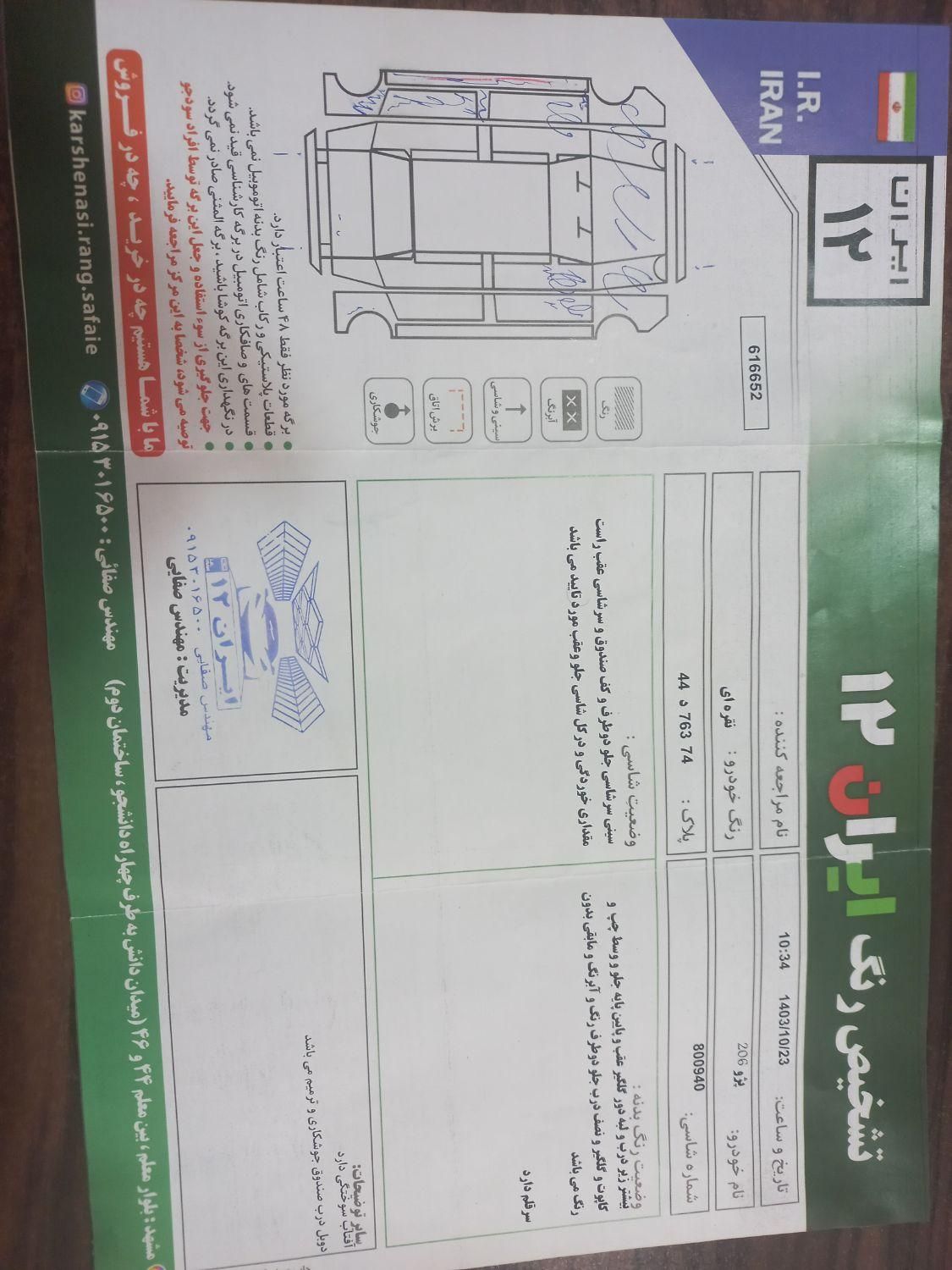 پژو 206 تیپ 2 - 1383