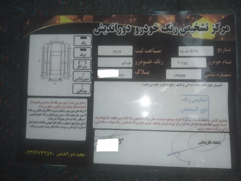 پژو 206 تیپ 2 - 1388
