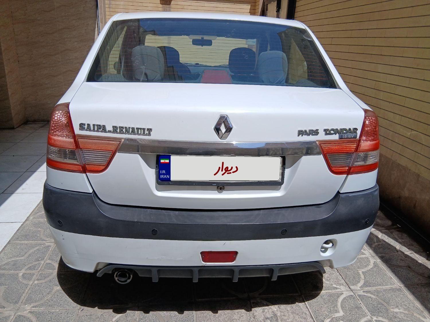 رنو پارس تندر گیربکس JHQ + مولتی مدیا - 1393
