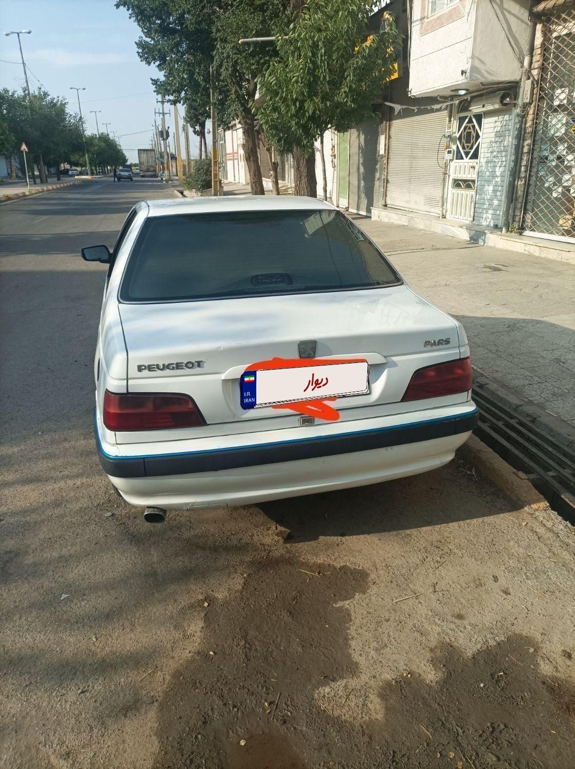 پژو پارس دوگانه سوز - 1390
