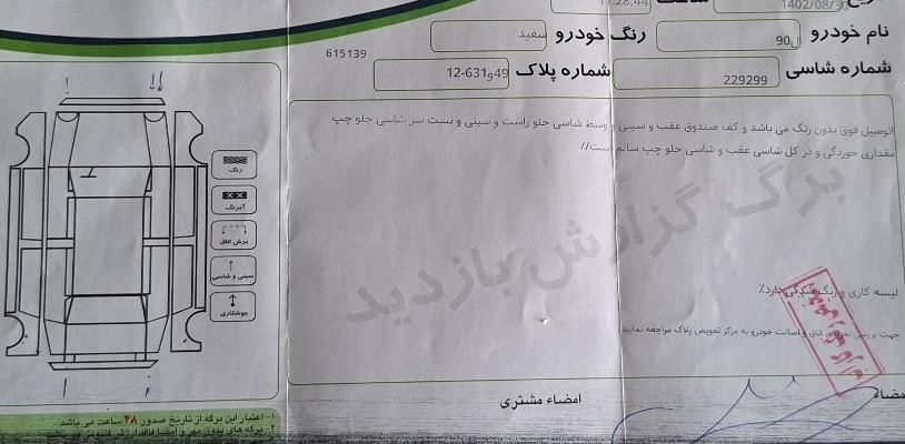 رنو پارس تندر گیربکس JHQ + مولتی مدیا - 1394