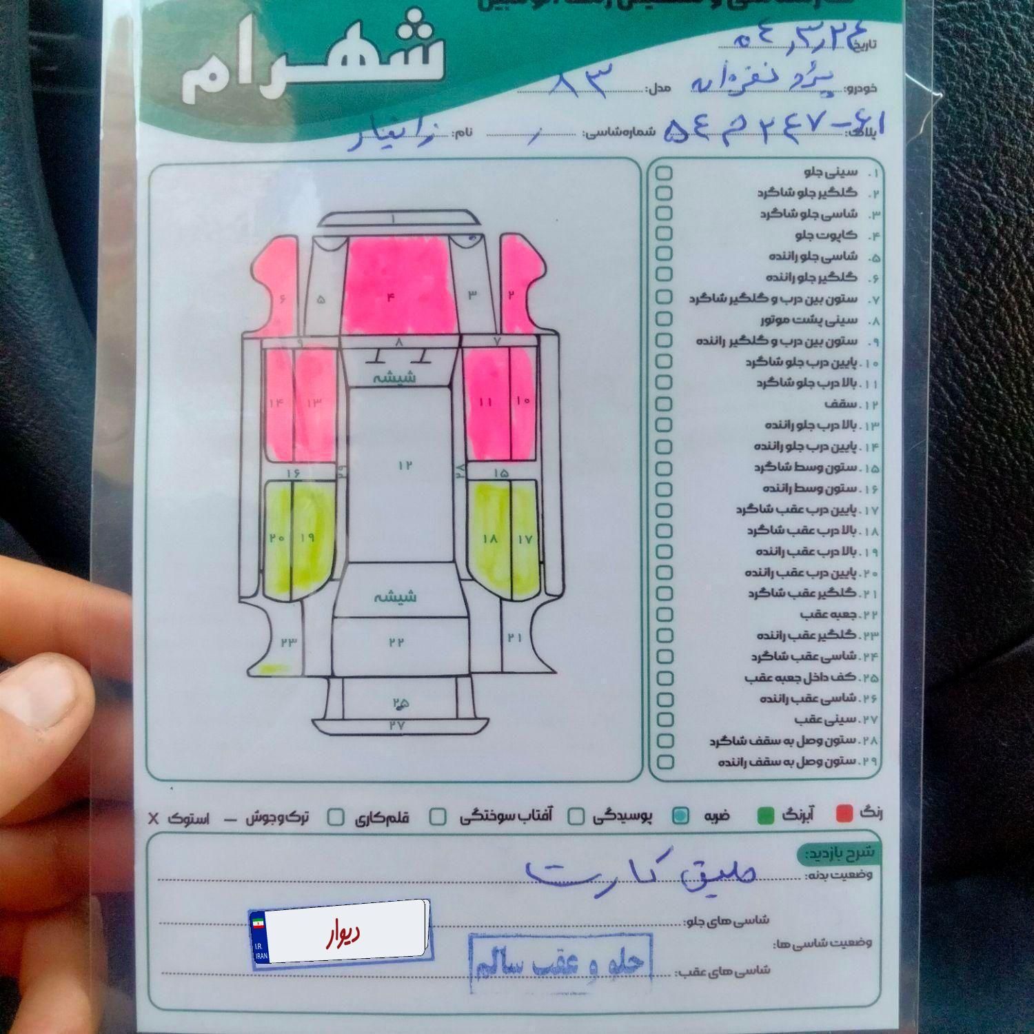 پژو 405 GLX - 1383