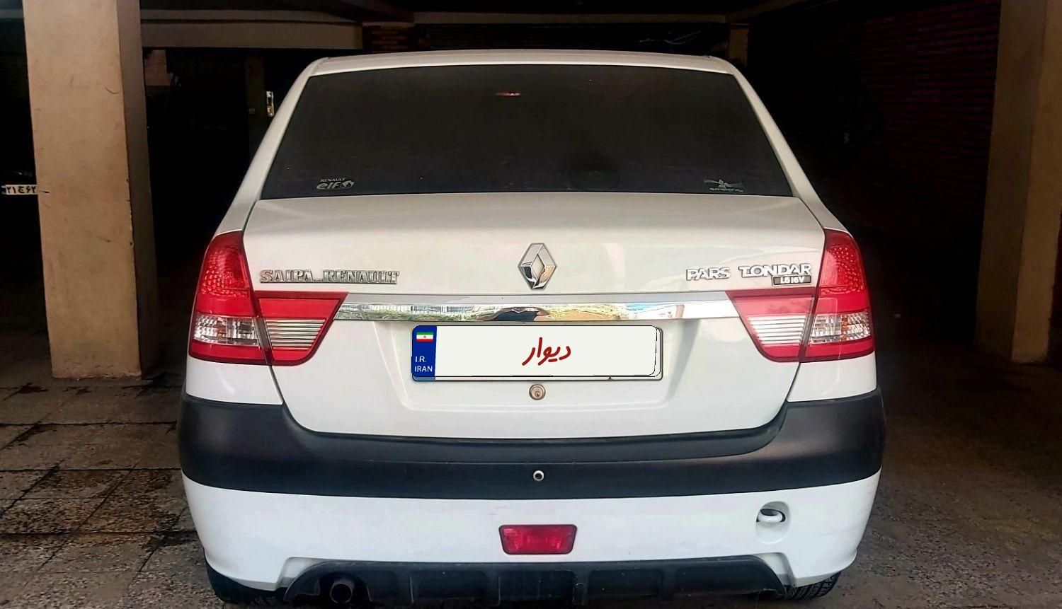 رنو پارس تندر گیربکس JHQ + مولتی مدیا - 1395