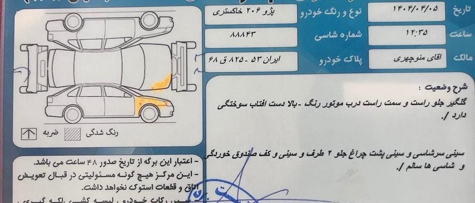 پژو 206 تیپ 2 - 1388