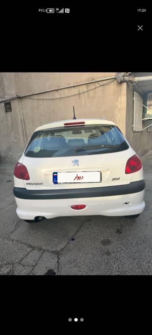 پژو 206 تیپ 3 - 1401