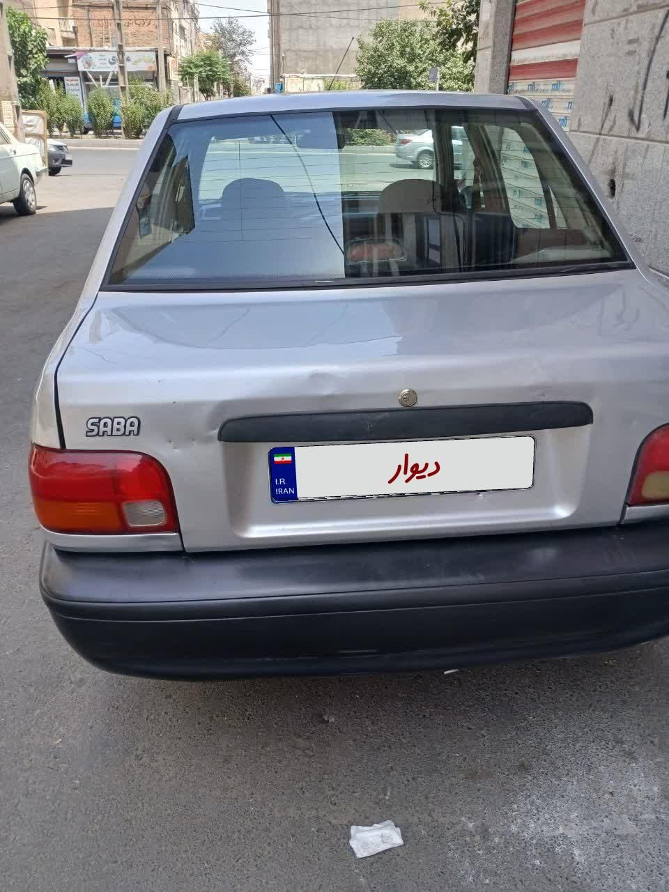 پراید صبا بنزینی - 1386