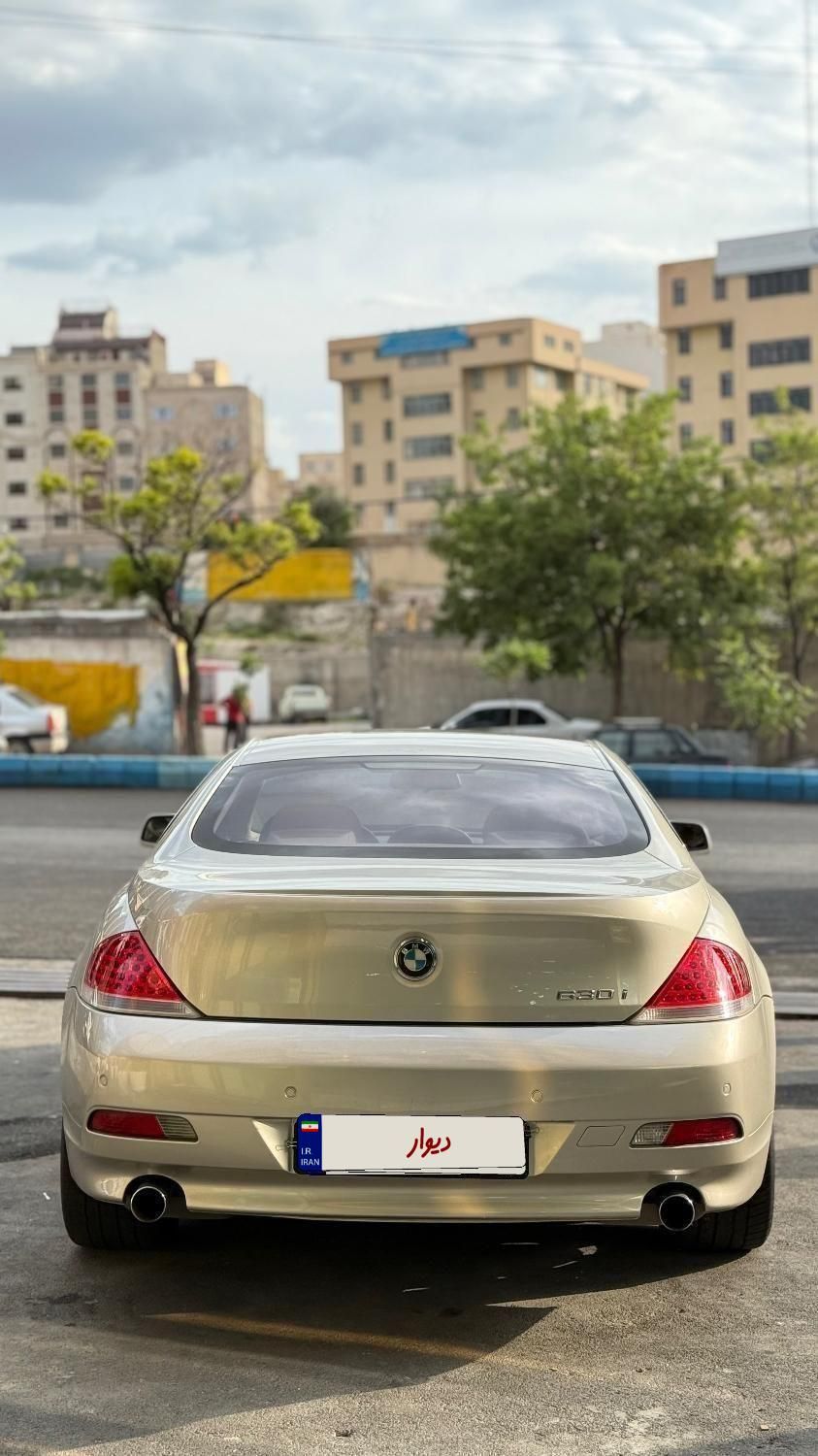 ب ام و سری 6 کوپه 630i - 2005