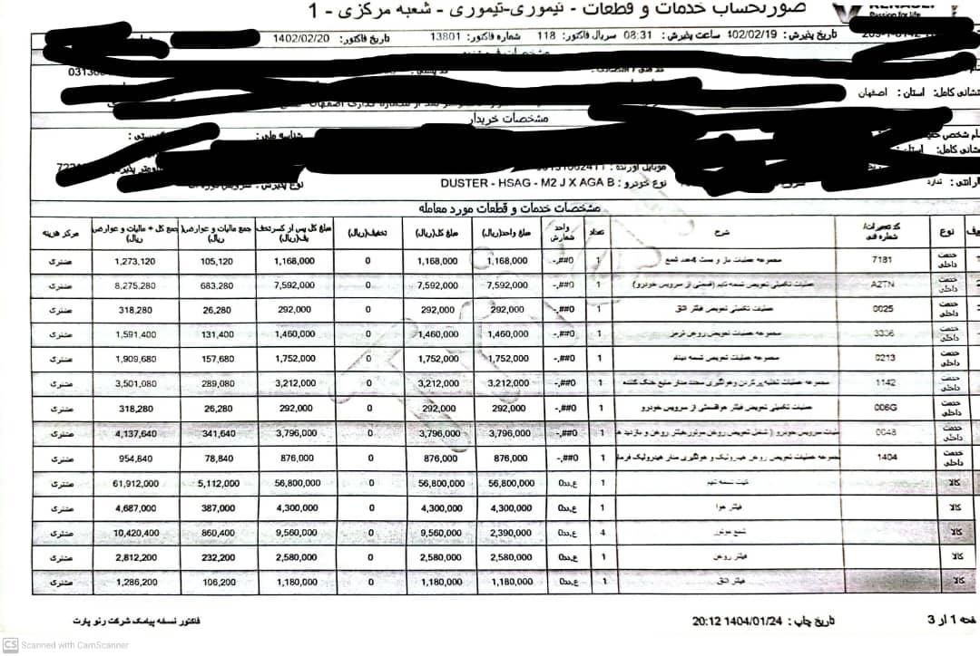 رنو داستر SE دو دیفرانسیل - 2017